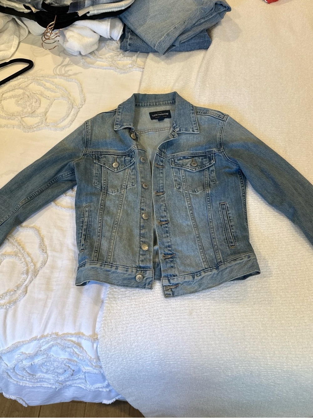 Lucky Brand Light Blue Denim Jacket